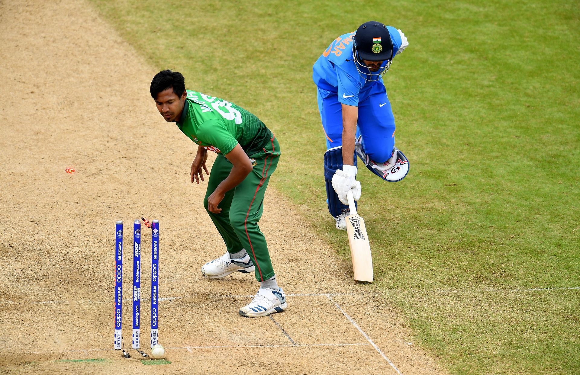 Mustafizur Rahman during Bangladesh v India - ICC Cricket World Cup 2019 Match
