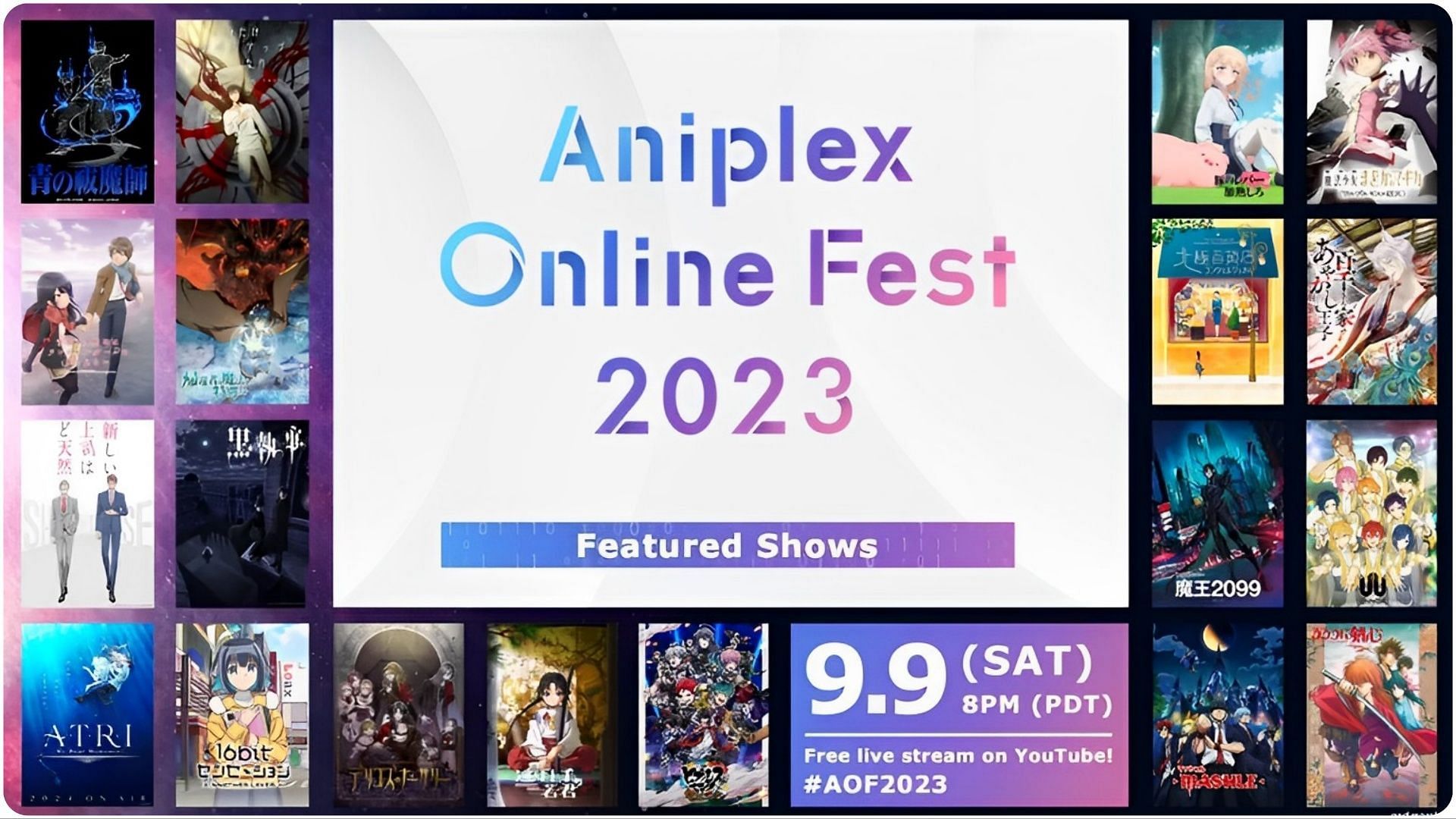 Aniplex Fest Aniplex Online Fest 2023 (roundup) Complete list of all