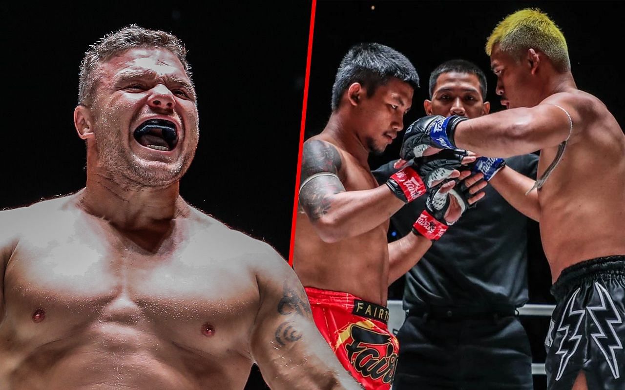 Anatoly Malykhin, Rodtang Jitmuangnon, Superlek Kiatmoo9 - Photo by ONE Championship