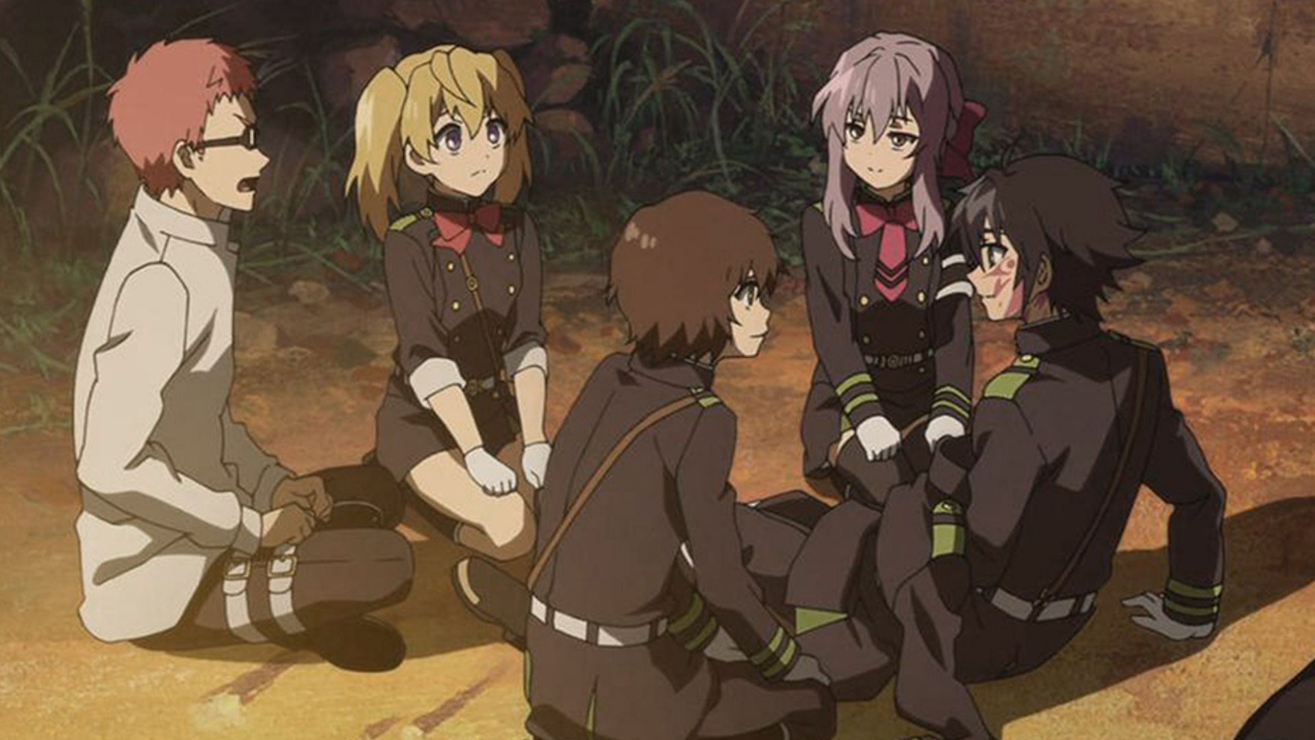 Cast of Seraph of the End (Image via Wit Studio)