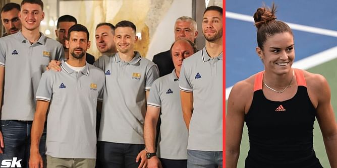 Maria Sakkari reacts to emotional Novak Djokovic's reception in Belgrade following US Open win