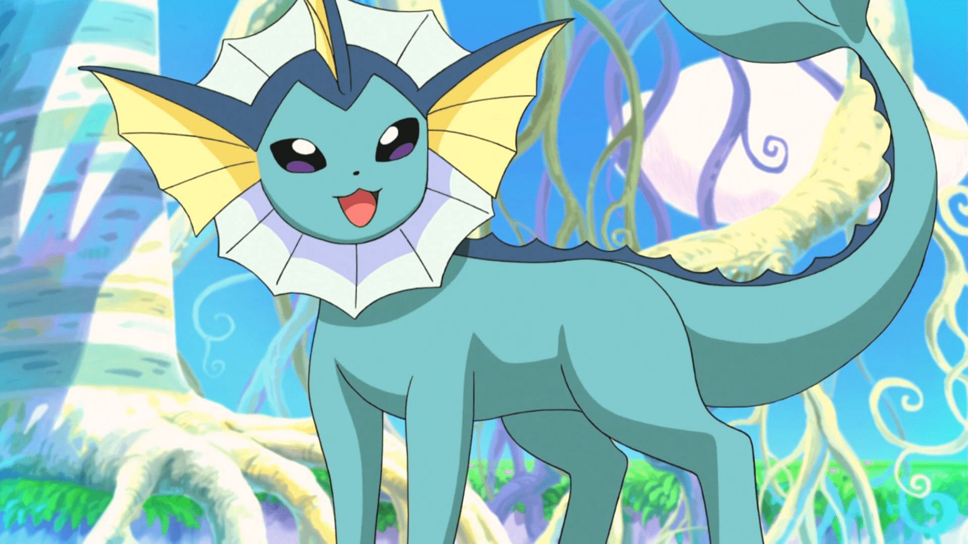 Vaporeon in the anime (Image via TPC)