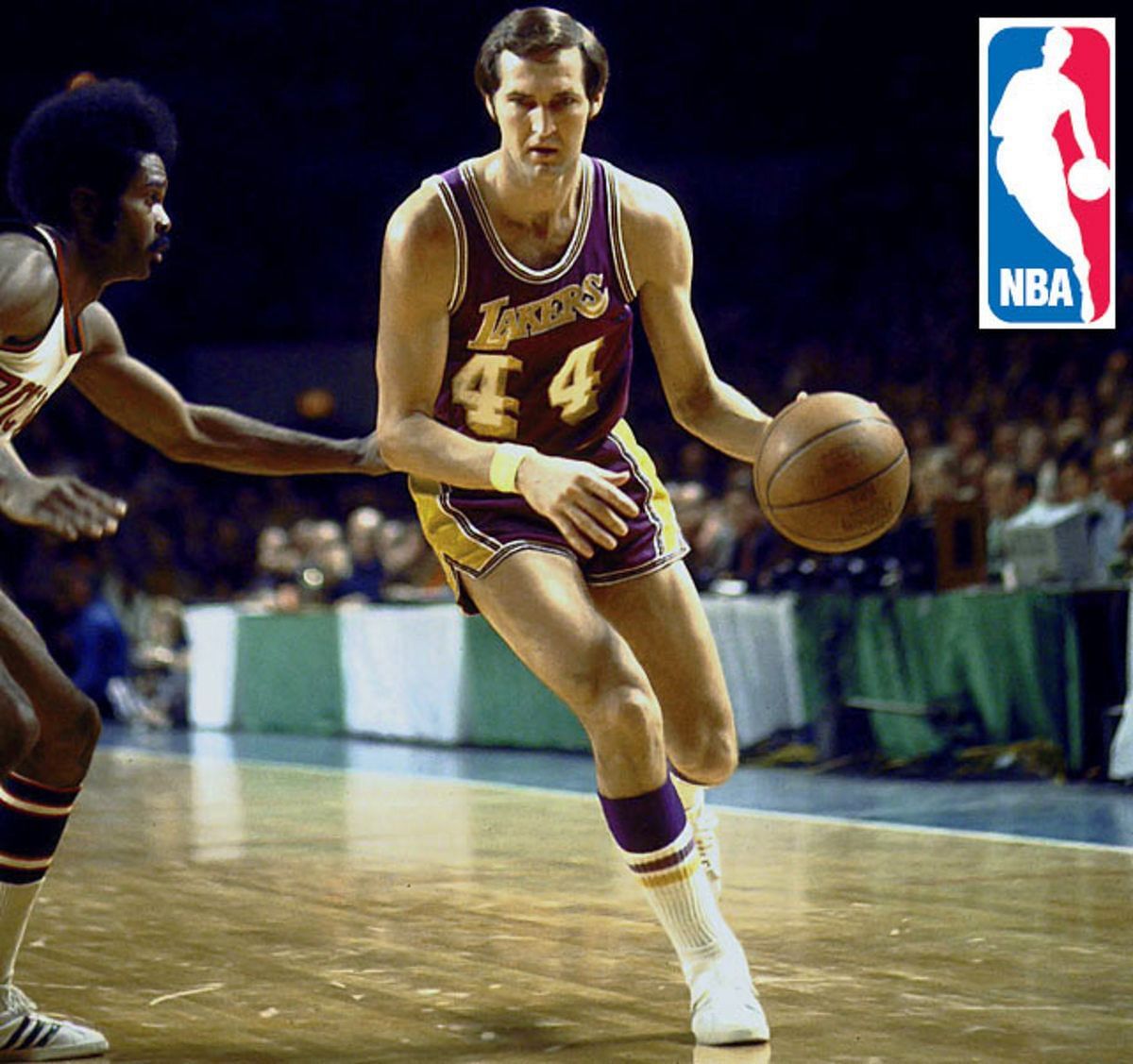 Jerry West for the Lakers