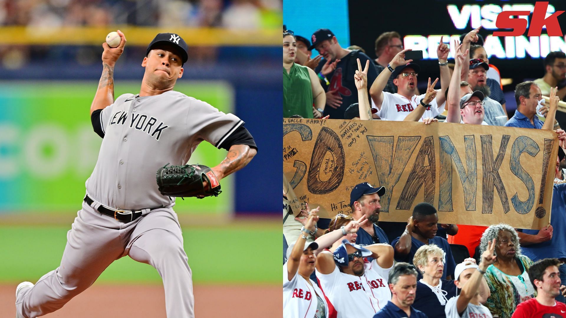 New York Yankees fans react with sarcasm to Frankie Montas