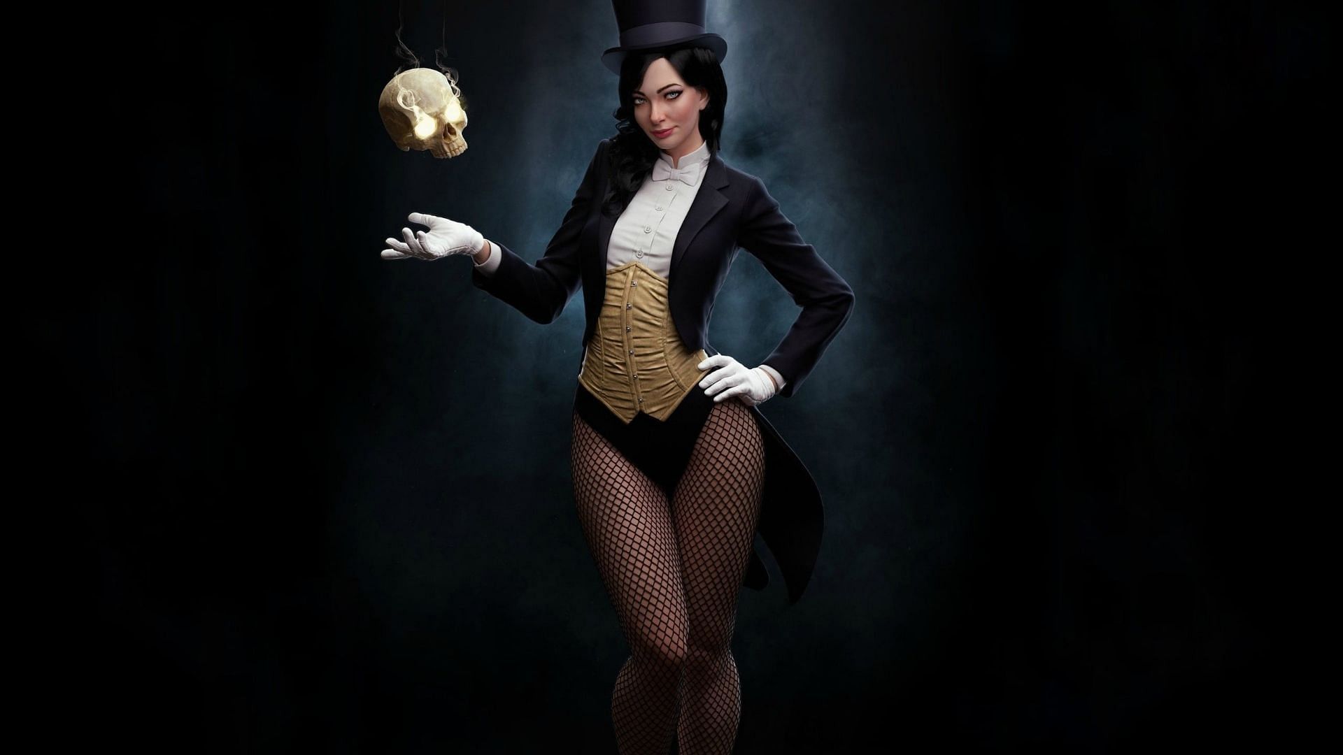 Zatanna Zatara, the enchanting DC character and a magician of the DC Universe, undoubtedly looks phenomenal in black. (Image via DC)