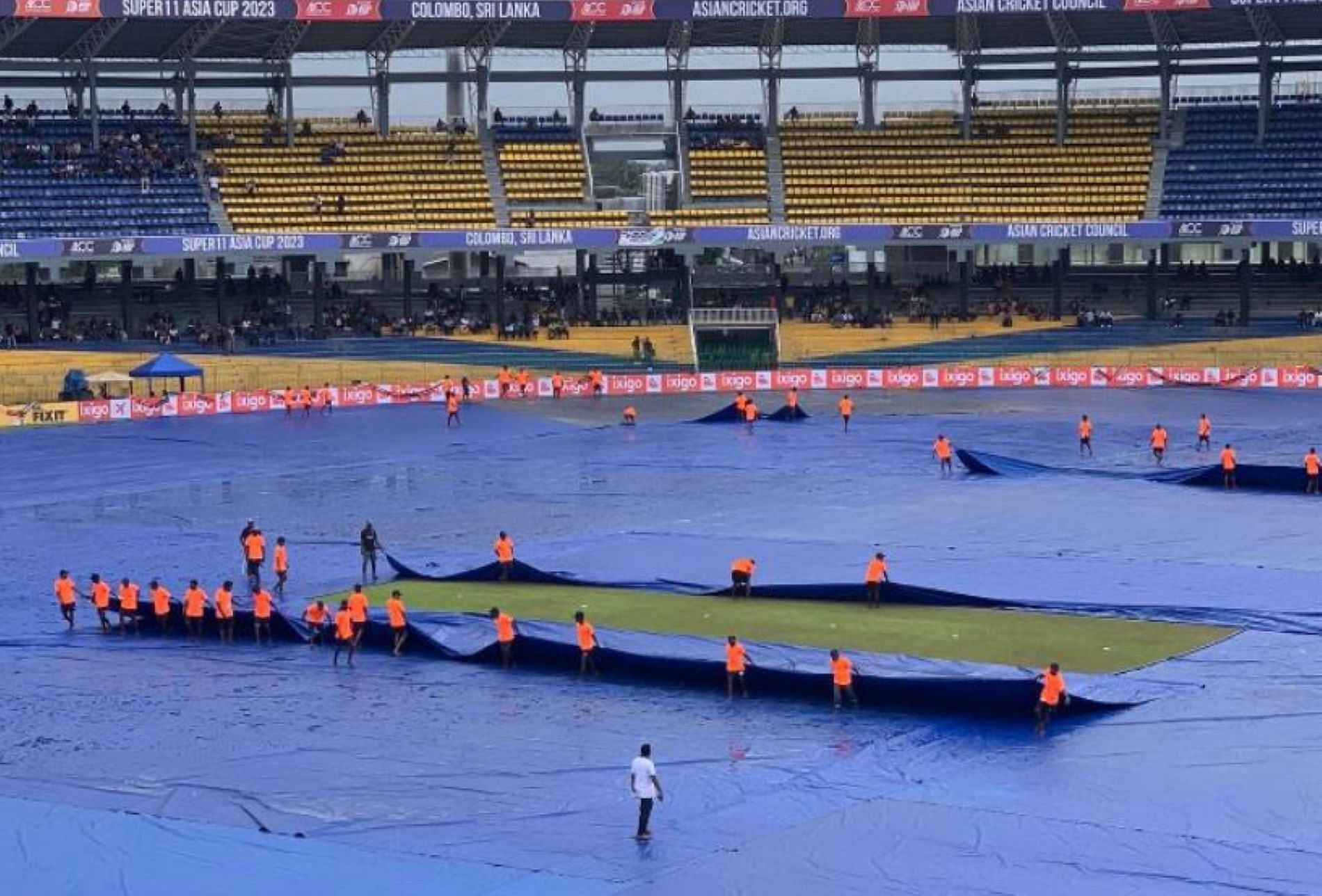 The groundstaff has been kept busy throughout the Asia Cup.