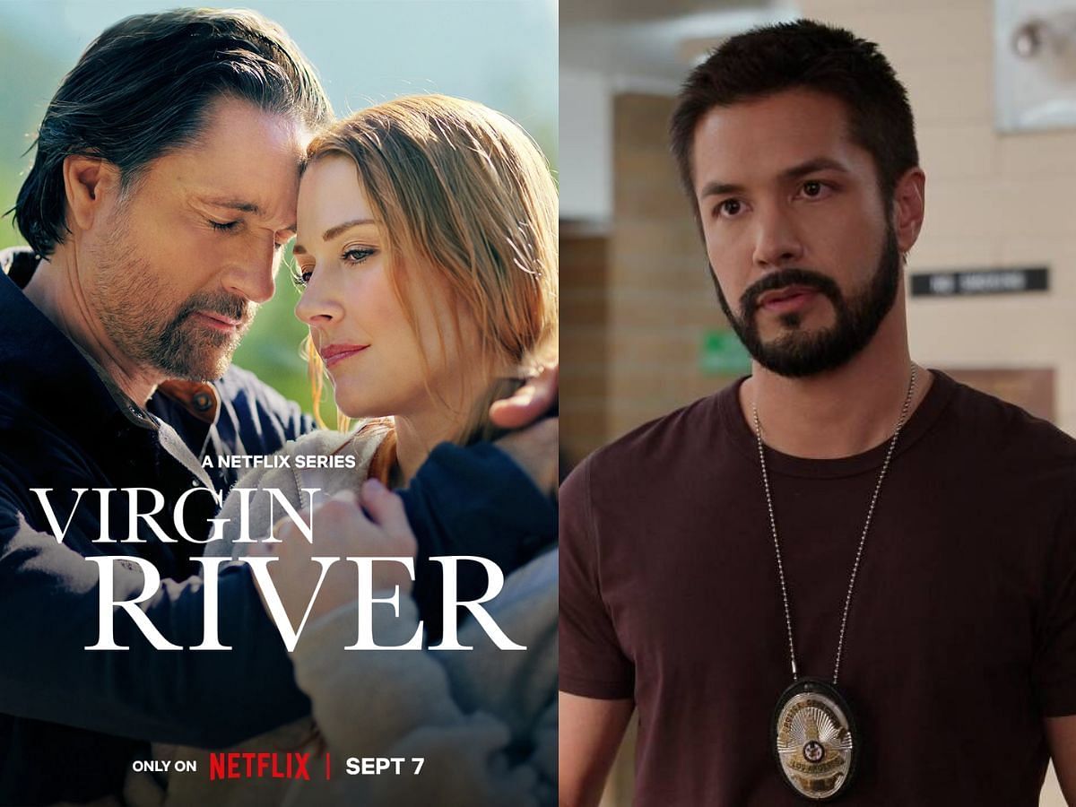 Mike will get good screen space in Virgin River season 5 part two. (Images via YouTube/Netflix)