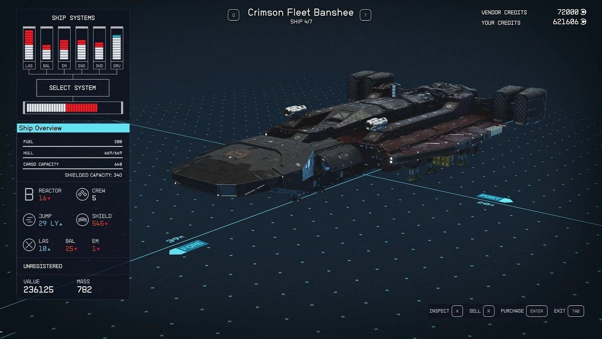 Banshee belongs to the beautiful Crimson Fleet ships (image via Bethesda)