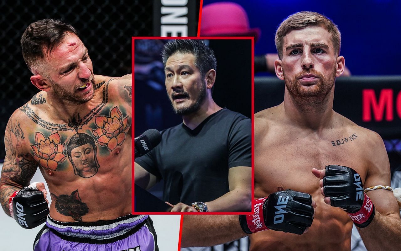 Chatri Sityodtong s’assure que Liam Harrison et Jonathan Haggerty soient séparés lors de ONE Friday Fights 34