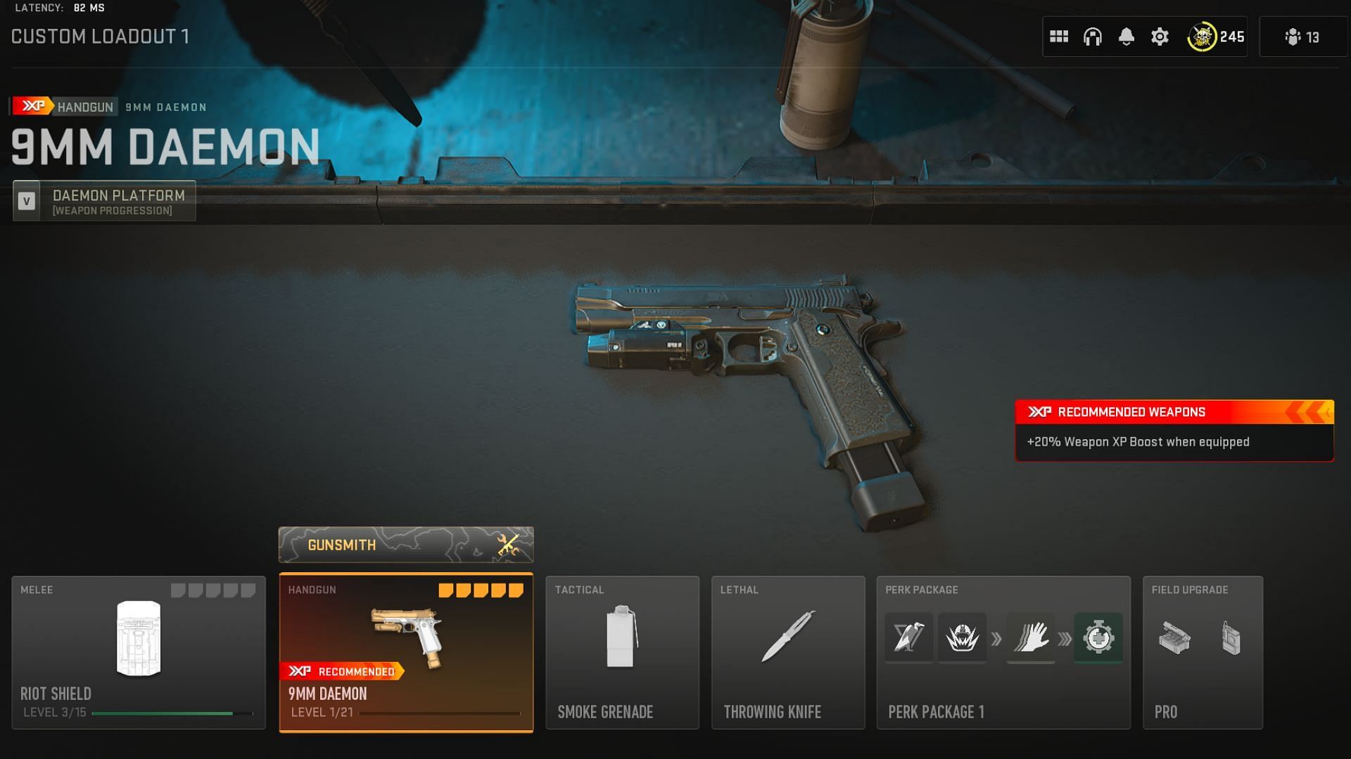 9mm Daemon class setup (Image via Activision)