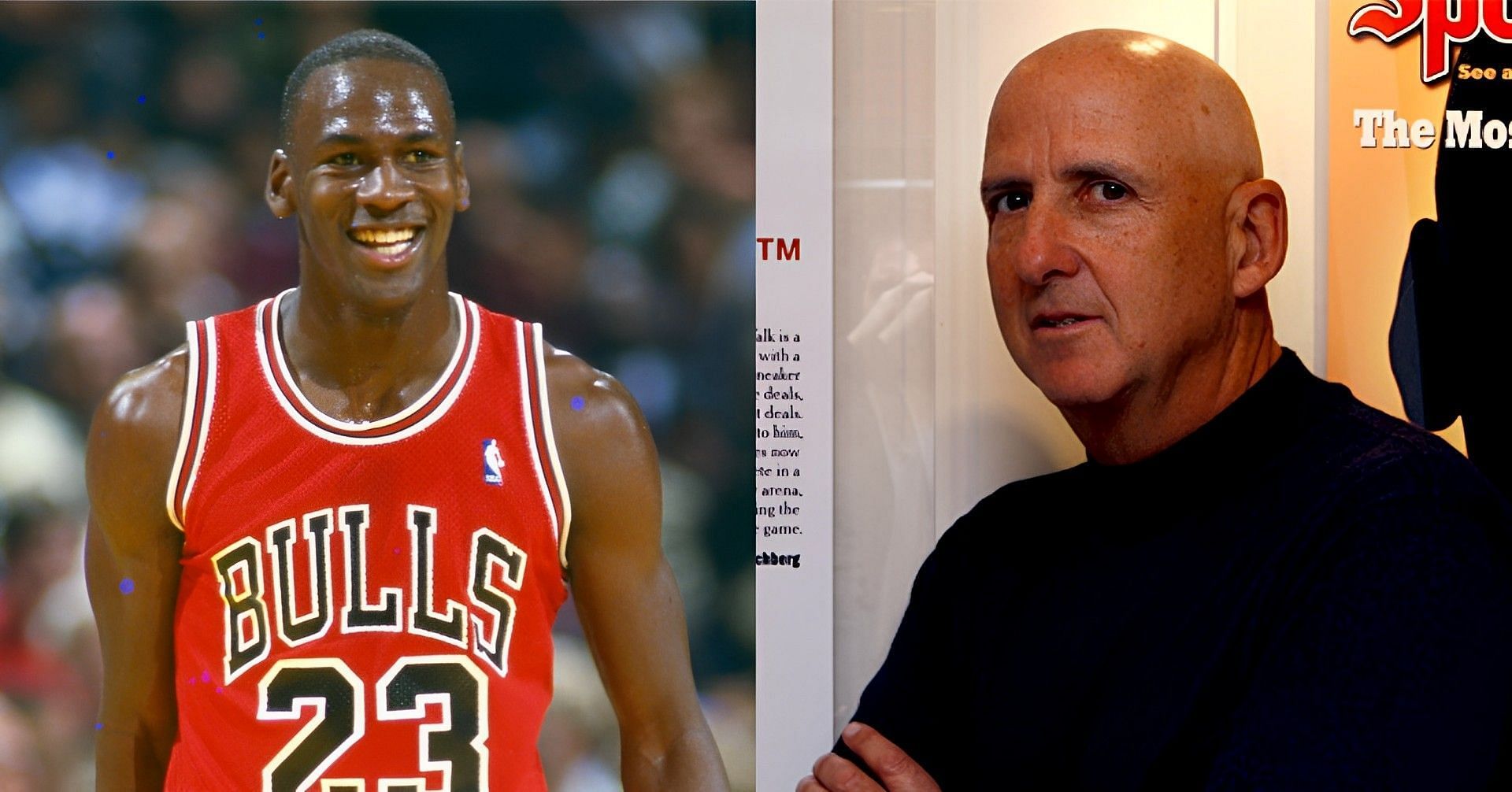 Chicago Bulls legend Michael Jordan and his agent, David Falk
