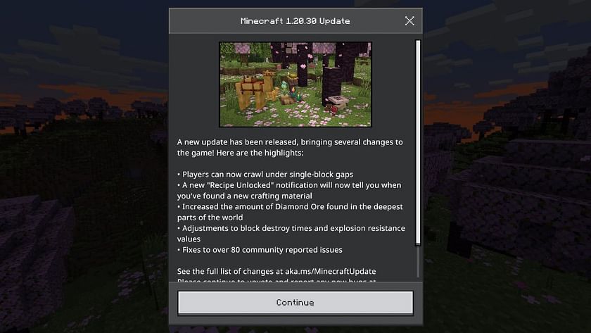 Minecraft 1.20.30 Update Now Available on Bedrock : r/pcgaming