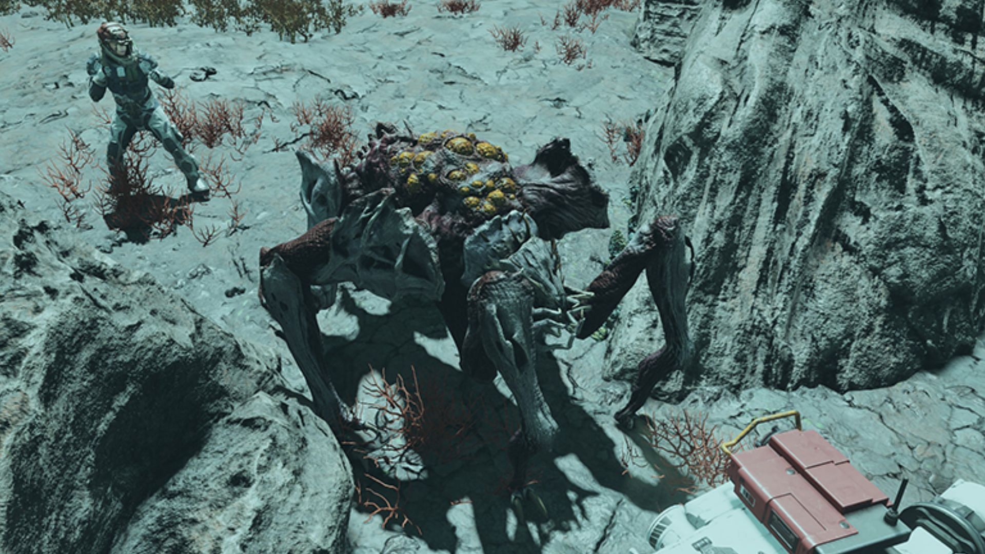 An aggressive enemy in Starfield is the Terromorph (Image via Bethesda)