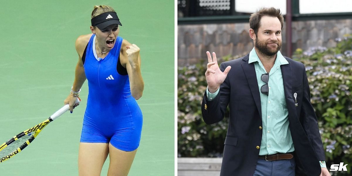 Caroline Wozniacki and Andy Roddick
