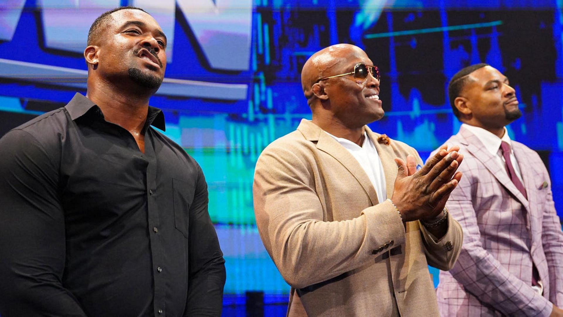 Bobby Lashley and the Street Profits. Image Credits: wwe.com 