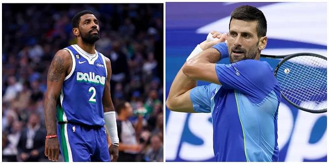 "Luka gotta deal with this clown everyday" - Kyrie Irving extolling unvaxxed Novak Djokovic's US Open win has fans taking a dig at him