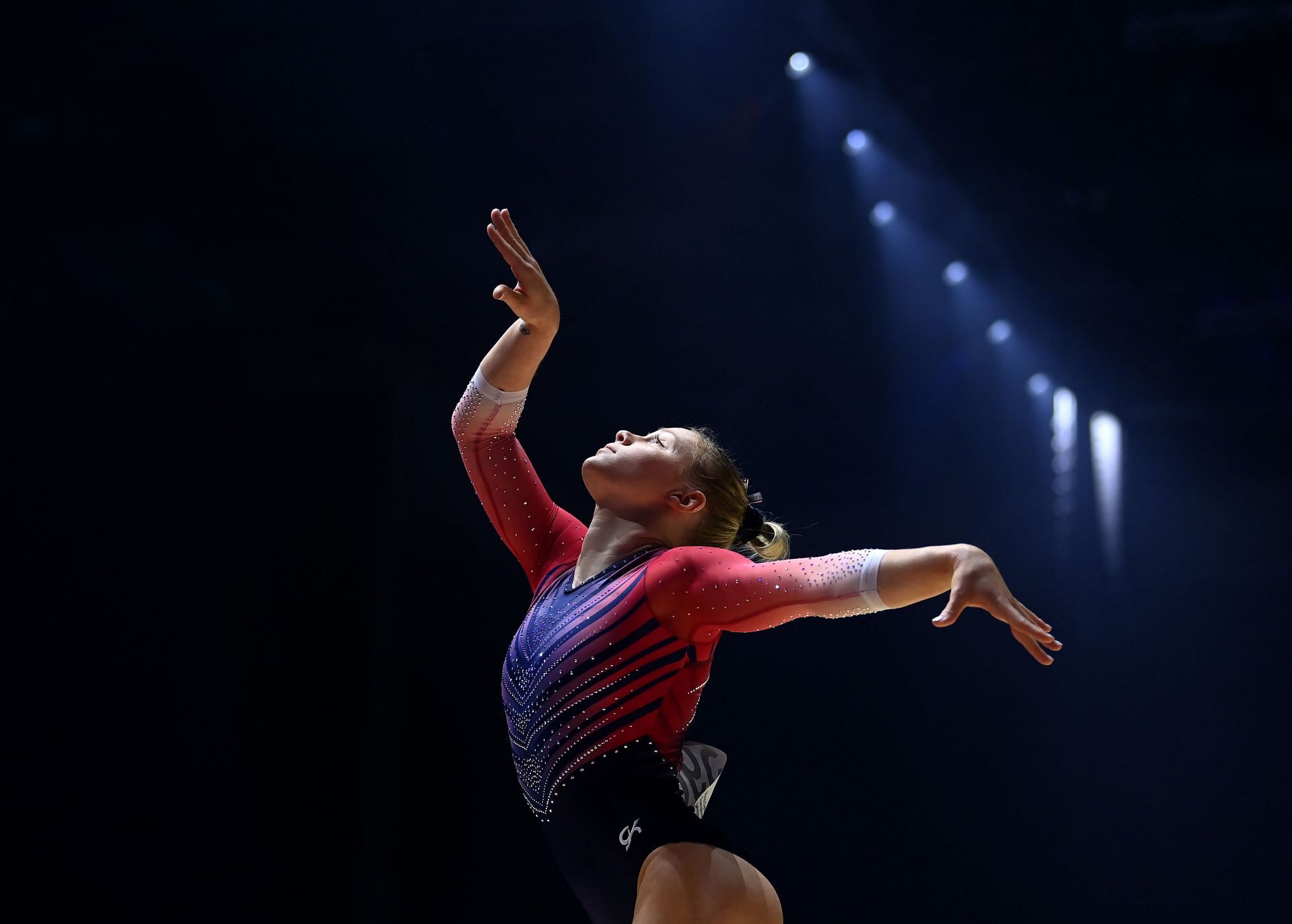 Jade Carey of United States at the 2022 Gymnastics World Championships - Day Nine