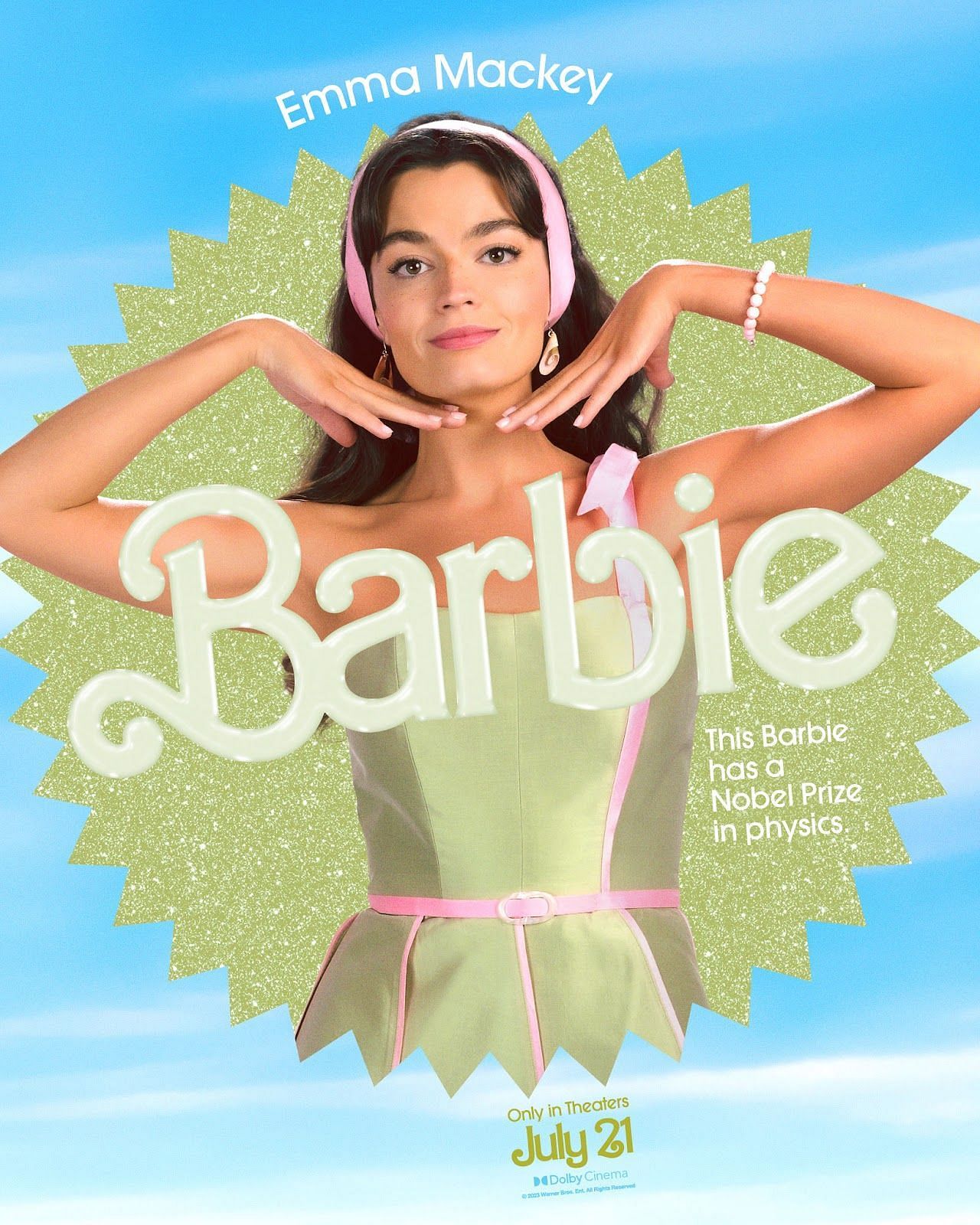 What role does Emma Mackey portray in Barbie?