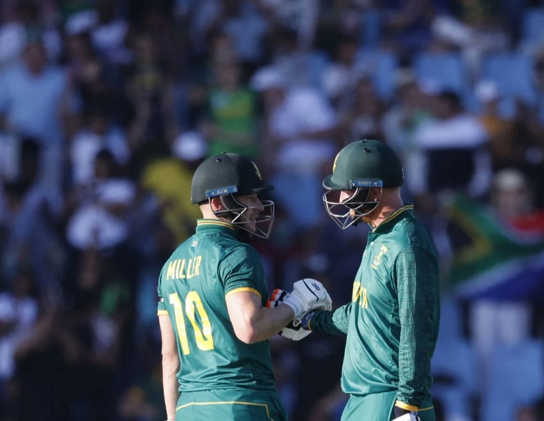 David Miller and Heinrich Klaasen forged a 222-run partnership [Getty Images]
