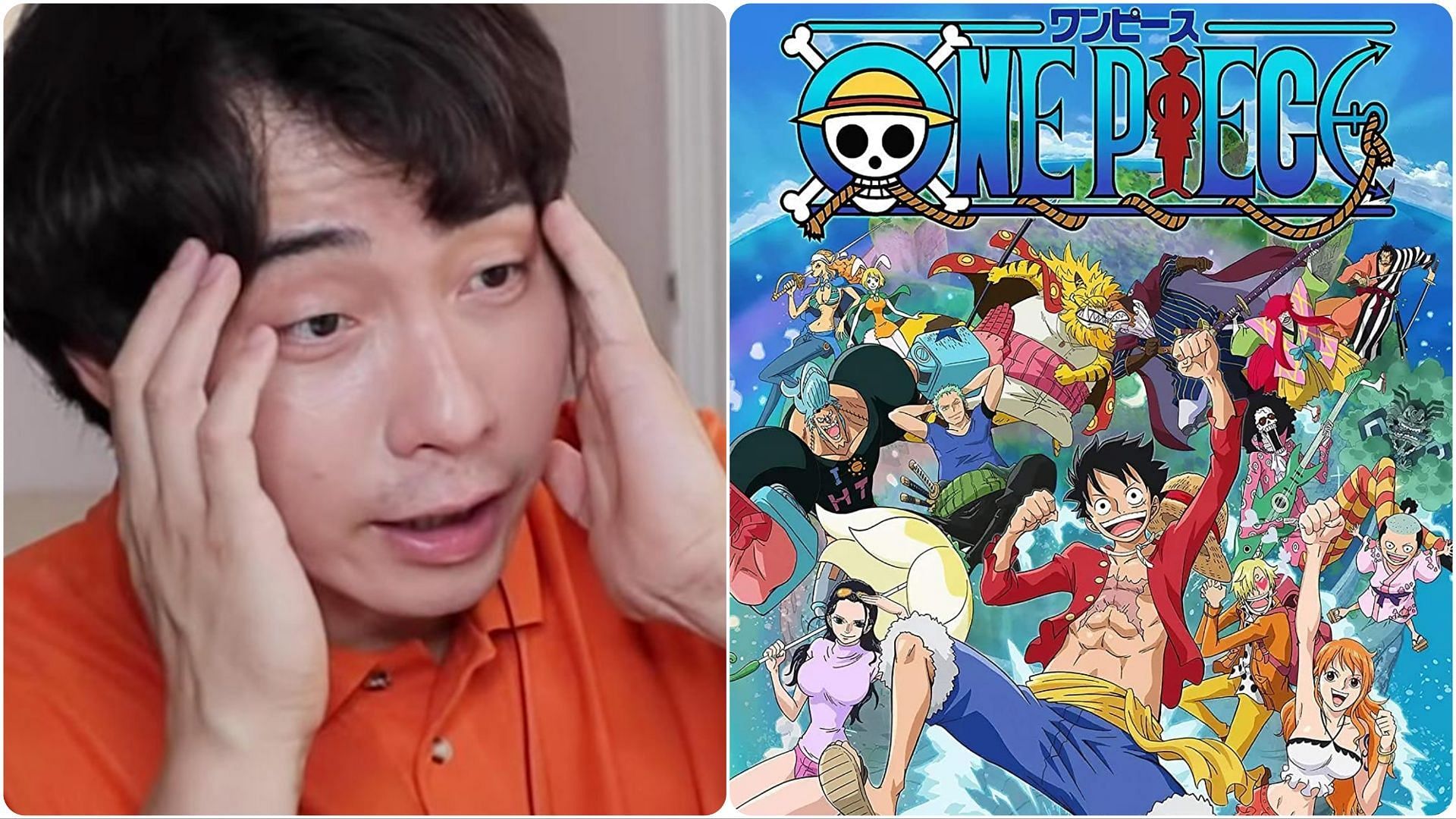Toei Animation copyright strike Uncle Roger over One Piece anime infringement (Image via Daily Mail/ Nigel Ng Kin-ju/ Toei Animation)