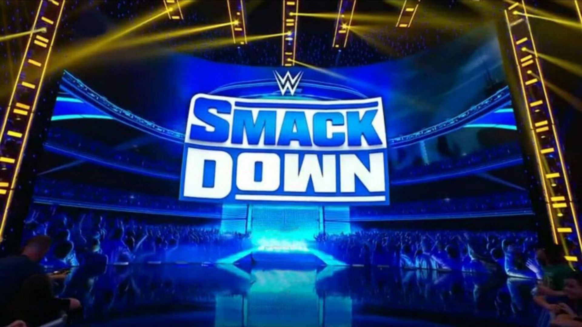 WWE SmackDown arena. Image Credits: Twitter 