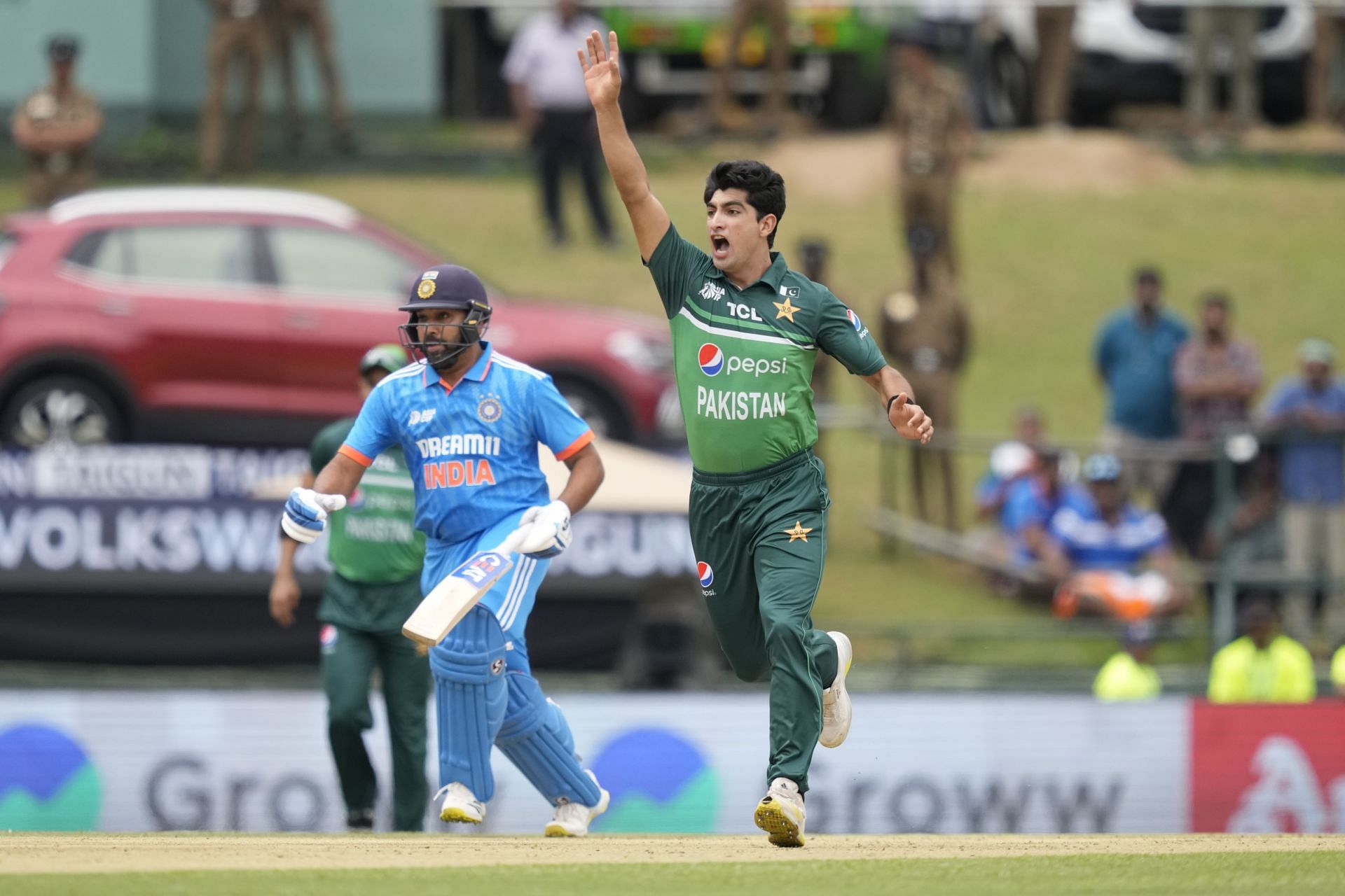 Naseem Shah wouldn&#039;t have bowled his full quota even if Pakistan had bowled their entire 50 overs. [P/C: AP]