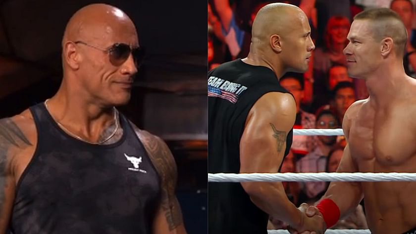 The Rock reveals the truth behind his 'beef' with WWE superstar John Cena -  and their relationship now - Mirror Online