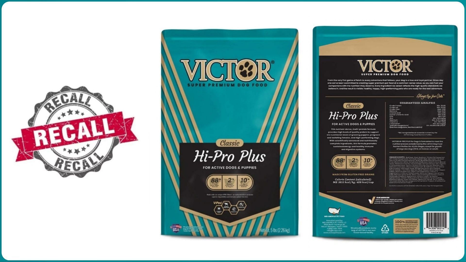 Victor Super Premium Dog Food recall 2023 Lot code and all you need to
