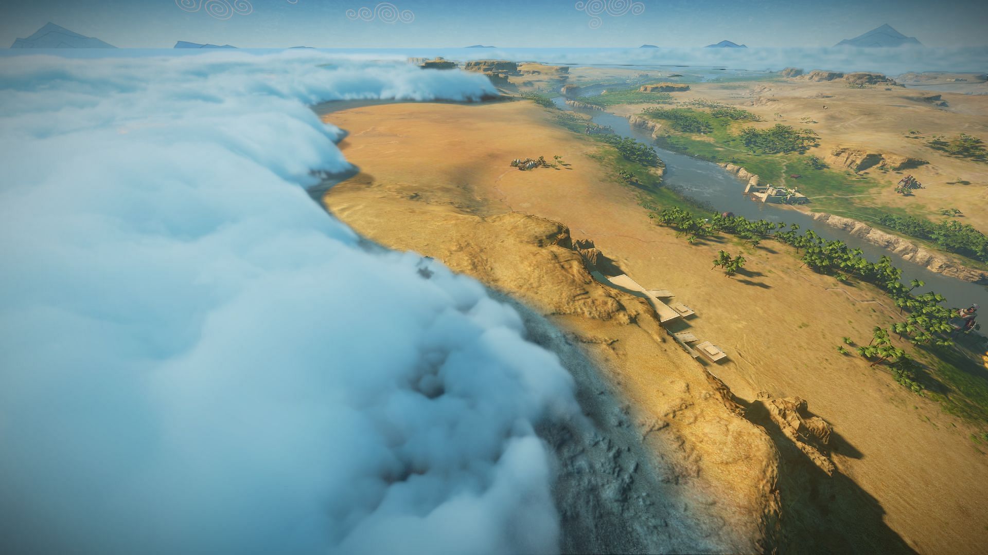 The campaign map is jaw-droppingly beautiful (Image via Sega/Total War: Pharaoh)