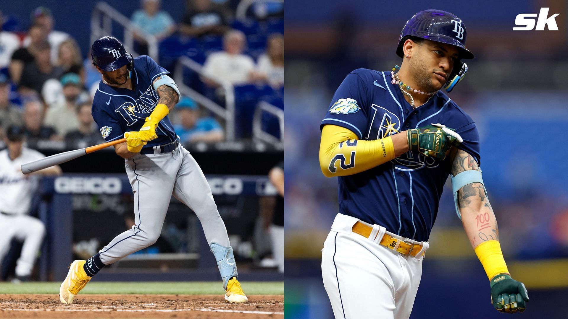 Jose Siri Injury Update: Rays OF sent for scans after being hit by rogue  pitch