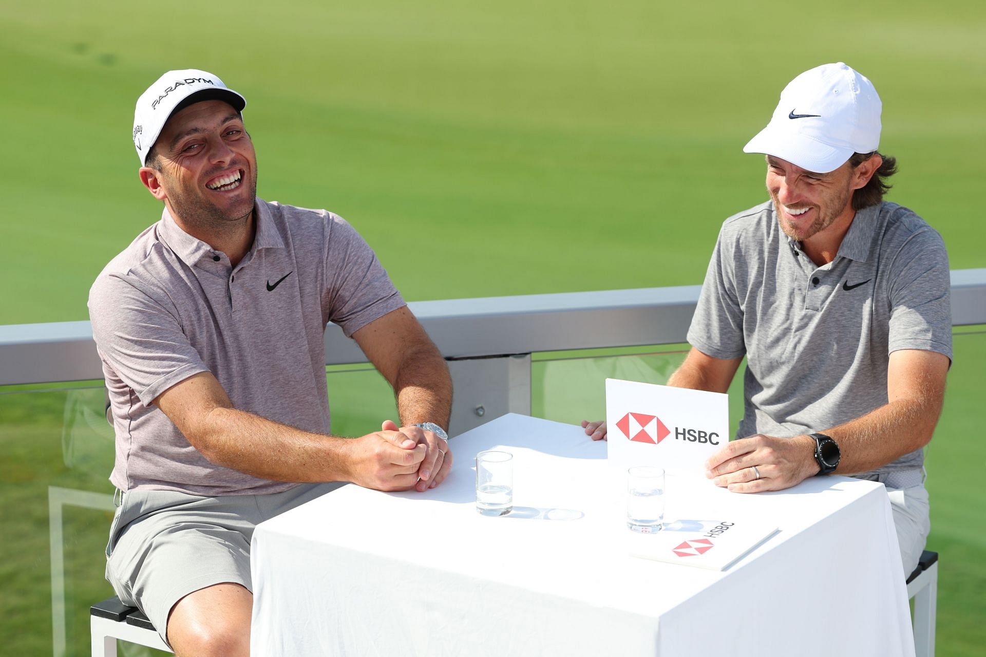 Francesco Molinari of Italy and Tommy Fleetwood of England (Image via Getty)