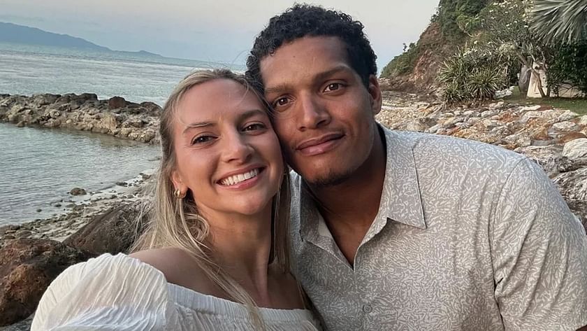 Allison Kuch and Isaac Rochell touch down in Las Vegas while prepping for a  baby on the way after DE's Raiders move