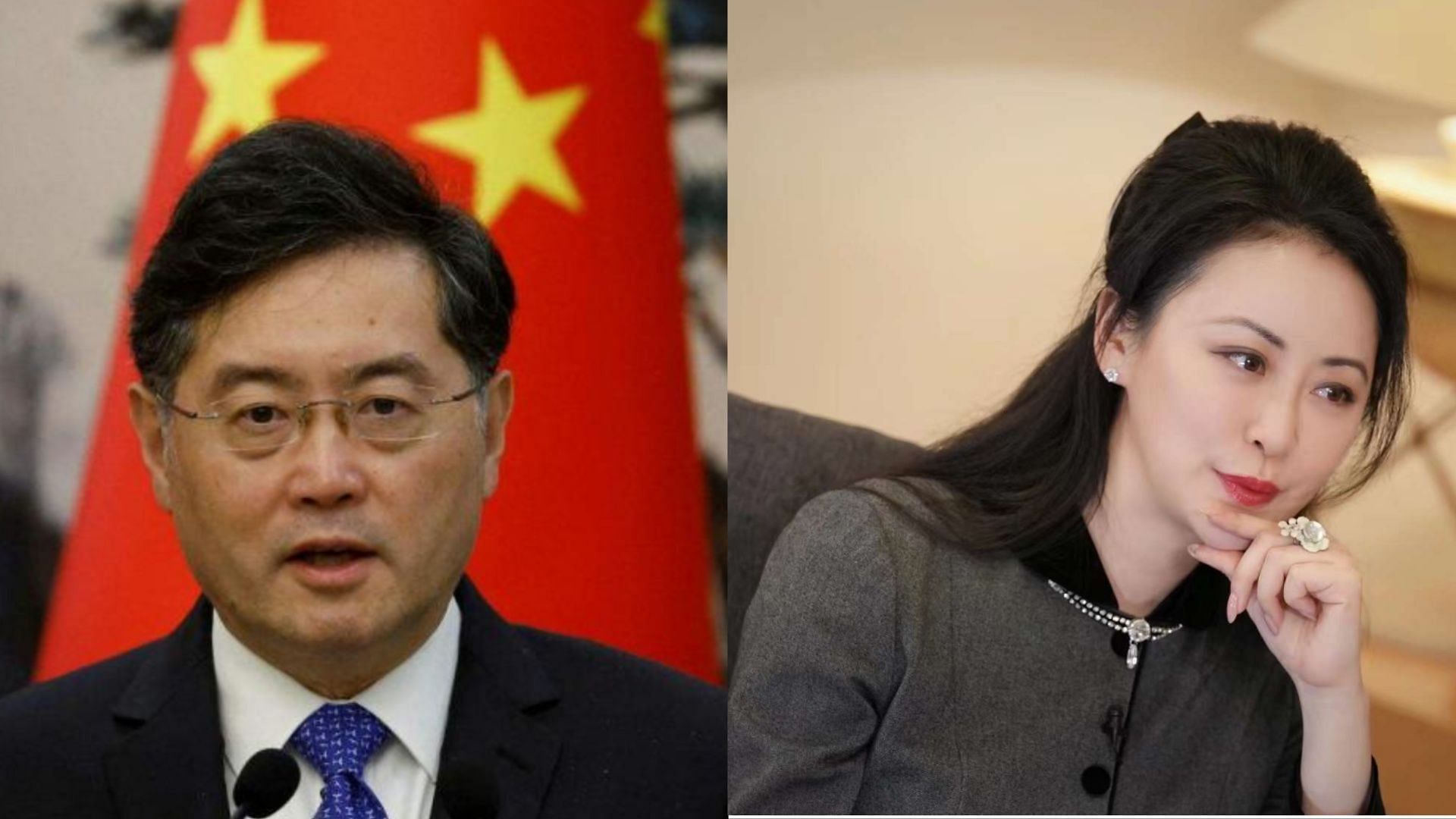 Qin Gang, the former Chinese Foreign Affairs Minister was reportedly involved in an affair with Chinese journalist Fu Xiaotian. (Image via X/xiaotianphoenix/BeijingDai)