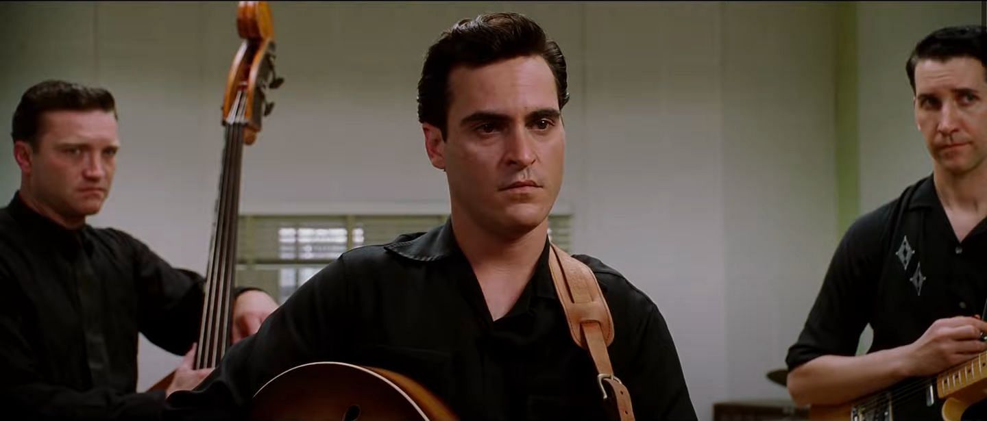 How many songs did Joaquin Phoenix sing in Walk the Line?