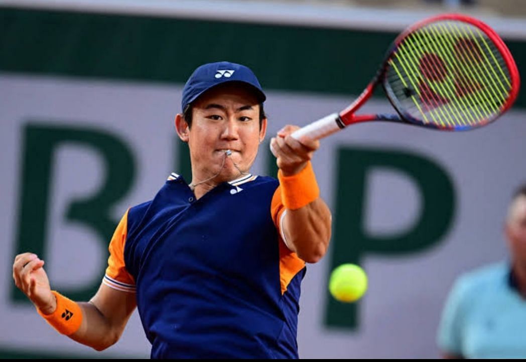 Nishioka bounced back from an early reversal to beat Atmane