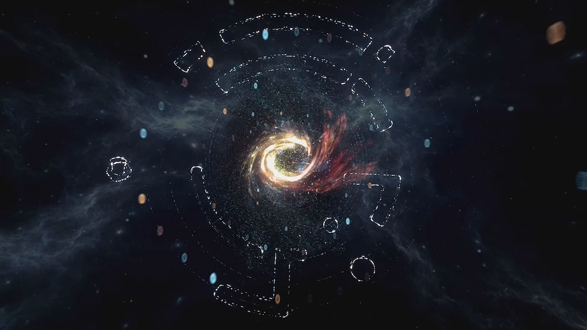 You will see a swirling galaxy upon unlocking a power in Starfield (Image via Bethesda)