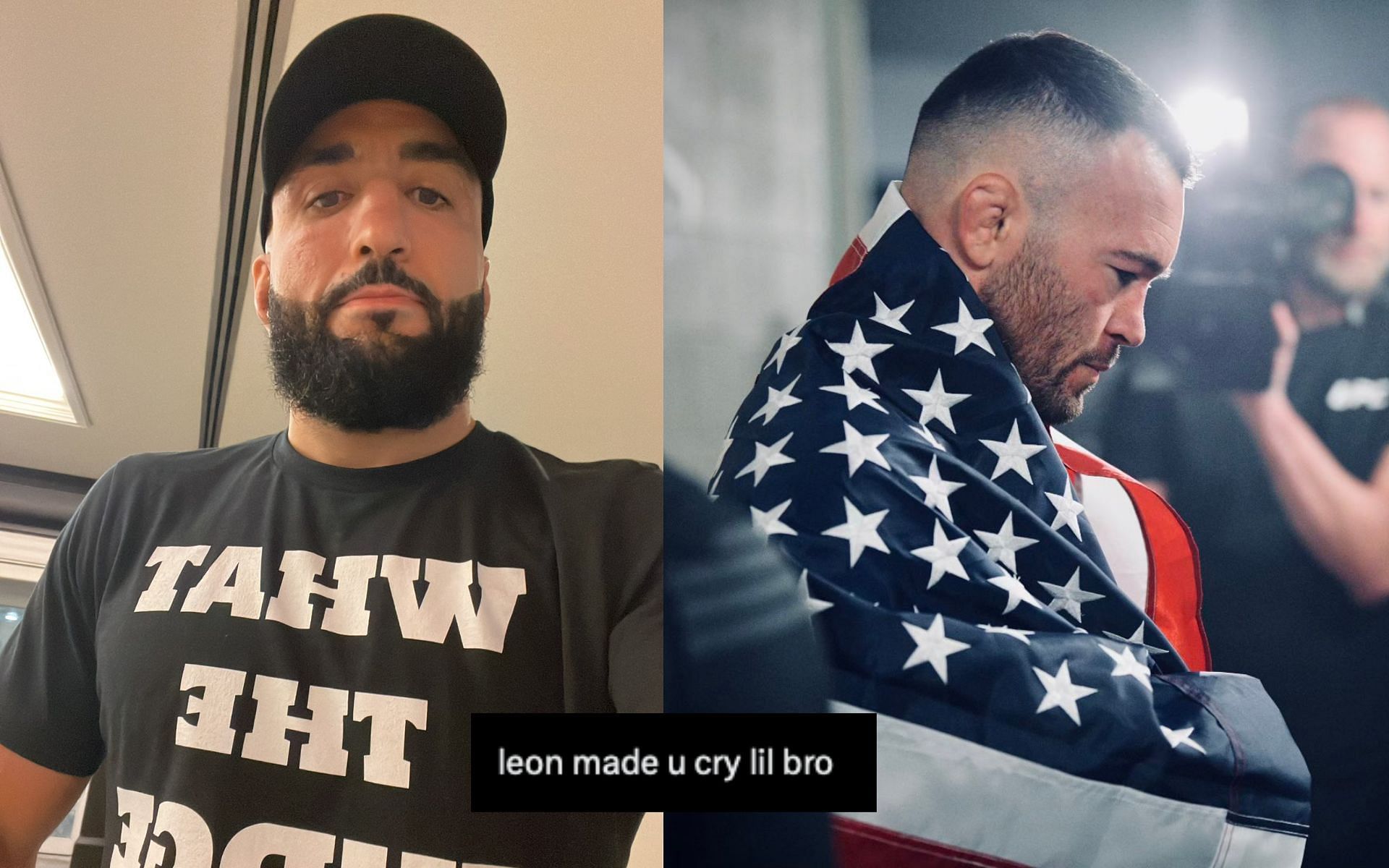 Belal Muhammad, Colby Covington (Image Courtesy - @bullyb170, @ColbyCovMMA on X/Twitter)