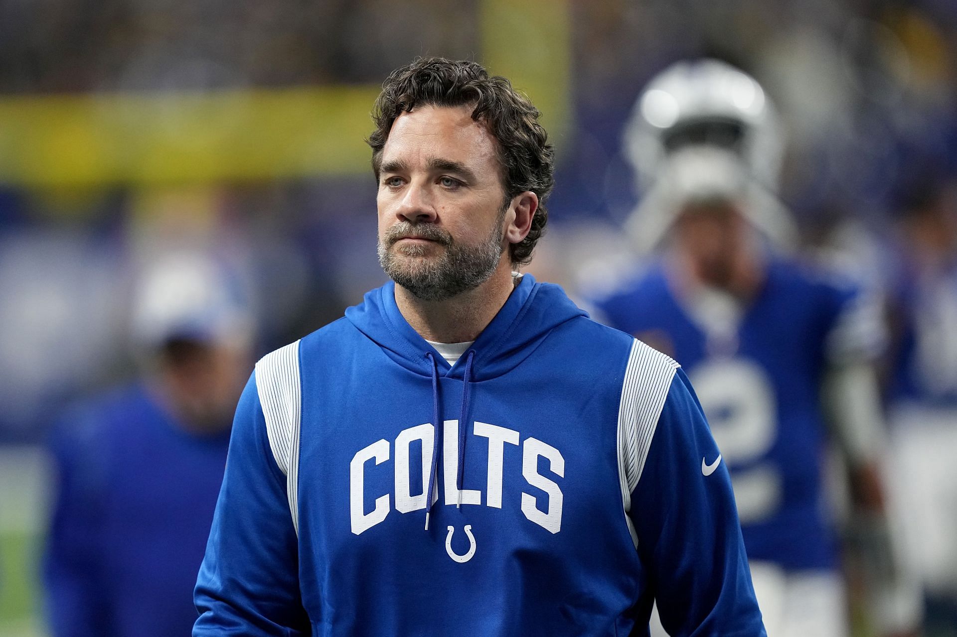 Jeff Saturday at Pittsburgh Steelers v Indianapolis Colts