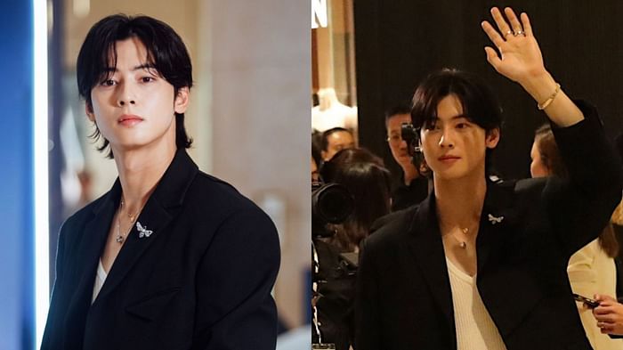 Cha Eun-woo's look for the Chaumet pop-up store event in Seoul wins the  internet: The prince of Chaumet is back