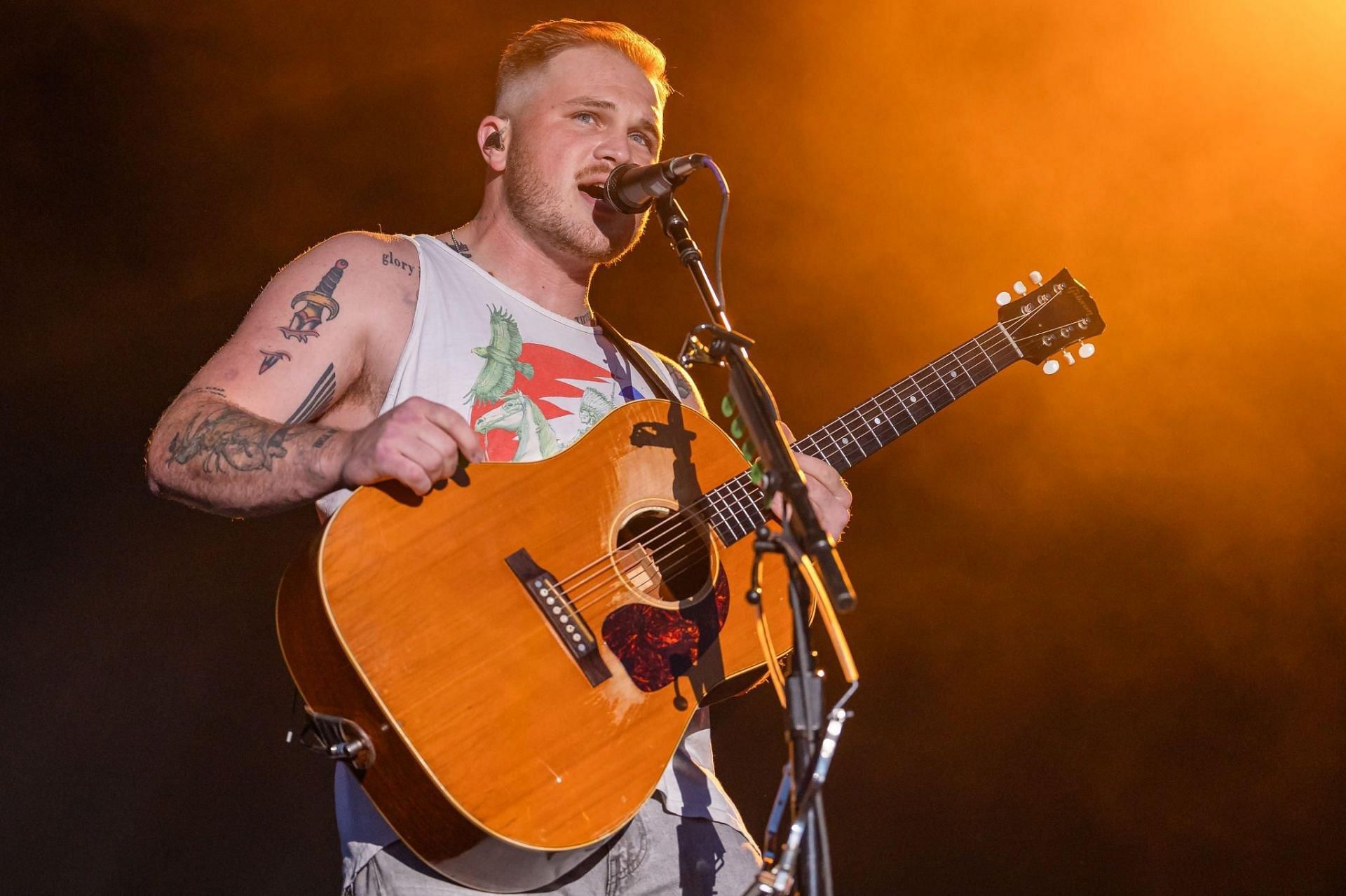 Zach Bryan at Windy City Smokeout 2023 (Image via Getty Images)