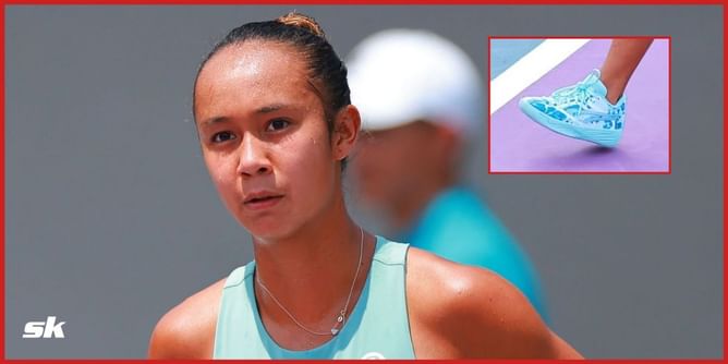 "My dad said why not just try it out" - Leylah Fernandez on dropping Roger Federer's On sneakers for Breanna Stewart's signature basketball shoe