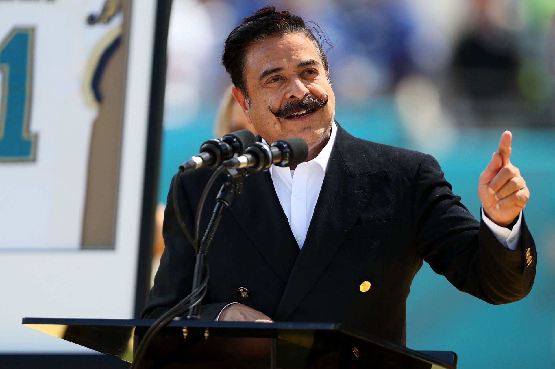 Shahid Khan during Houston Texans v Jacksonville Jaguars