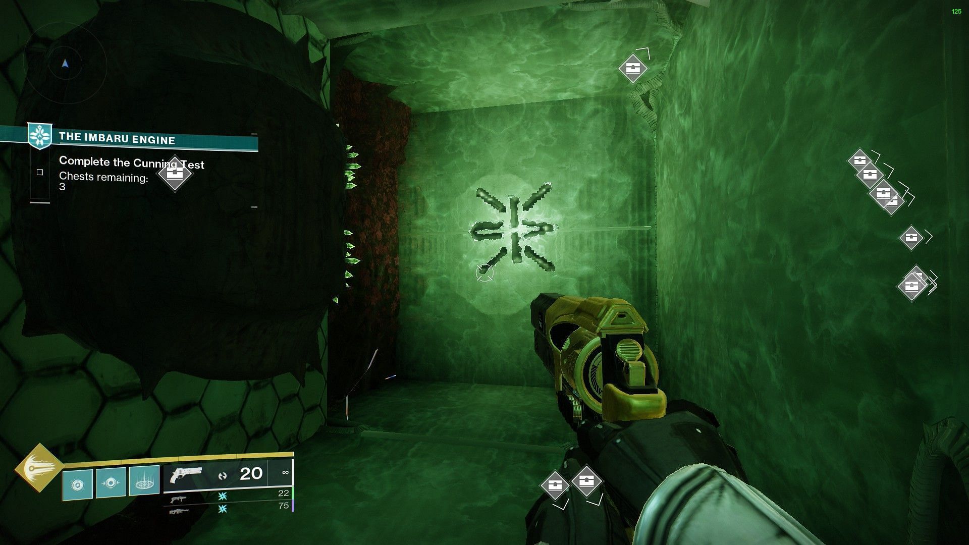 X symbol in the Hive rune (Image via Destiny 2)