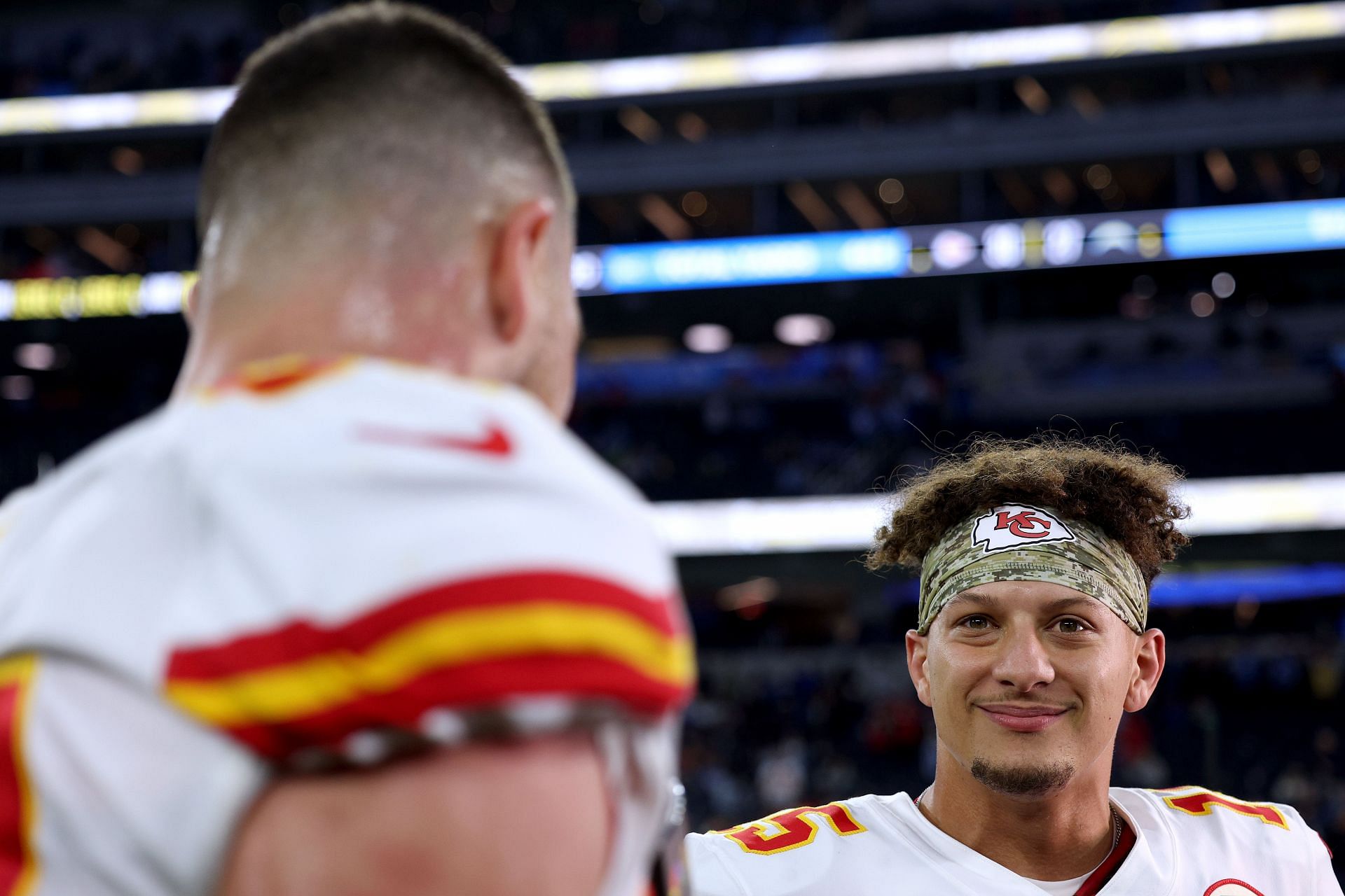 Patrick Mahomes and Travis Kelce