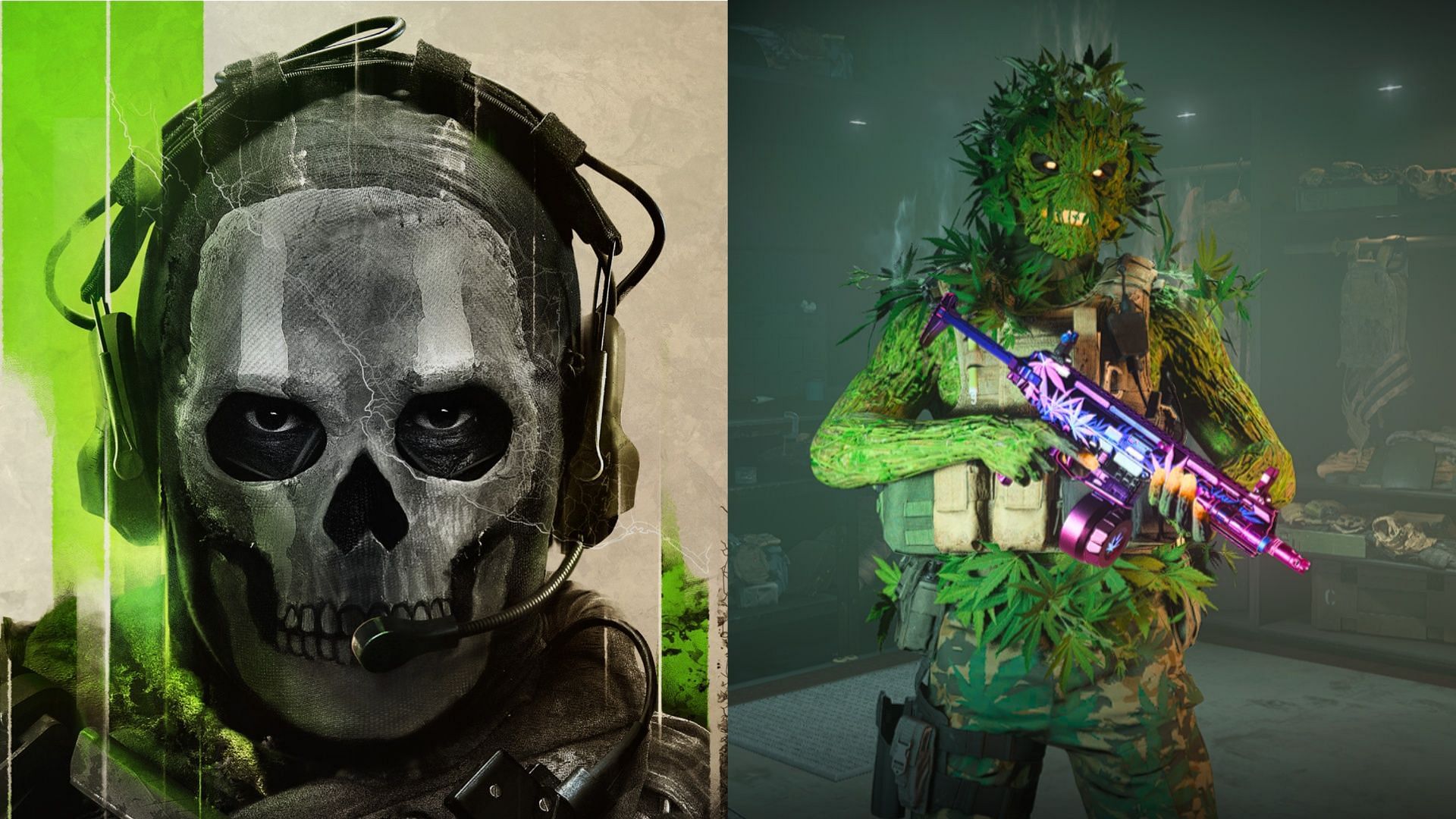 Operator Ghost on the left and Blunt Fingers Operator on the right.
