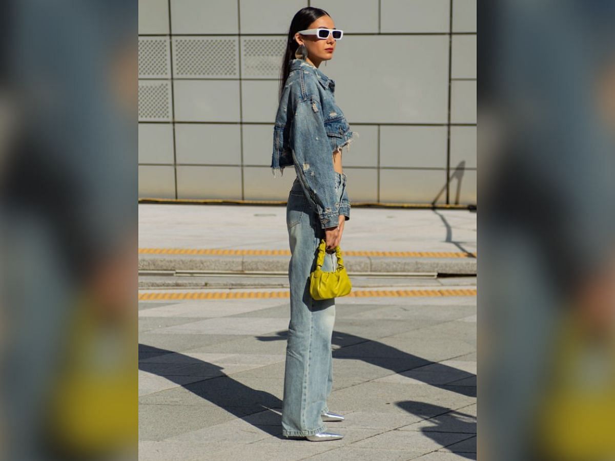 Tiger at Seoul Fashion Week in Denim ( Image via Getty)