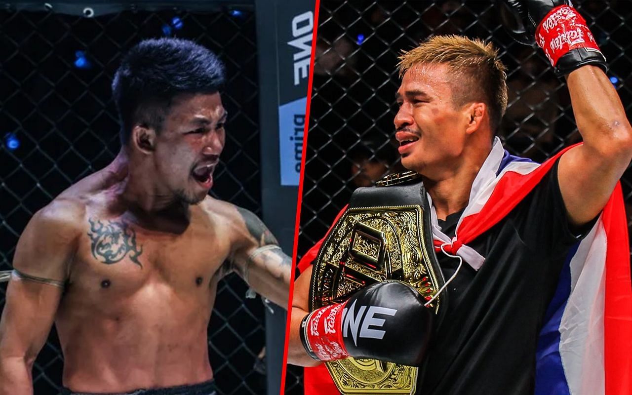 Rodtang Jitmuangnon (L) / Superlek Kiatmoo9 (R), Photo: ONE Championship