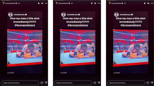 Reed defeated Gable last night on RAW.