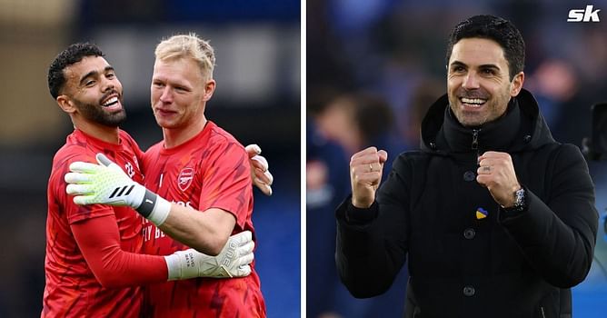 “I have my answer for the rest of the season” – Arsenal boss Arteta jokingly refers to reporter as ‘genius’ for question on goalkeeping choice