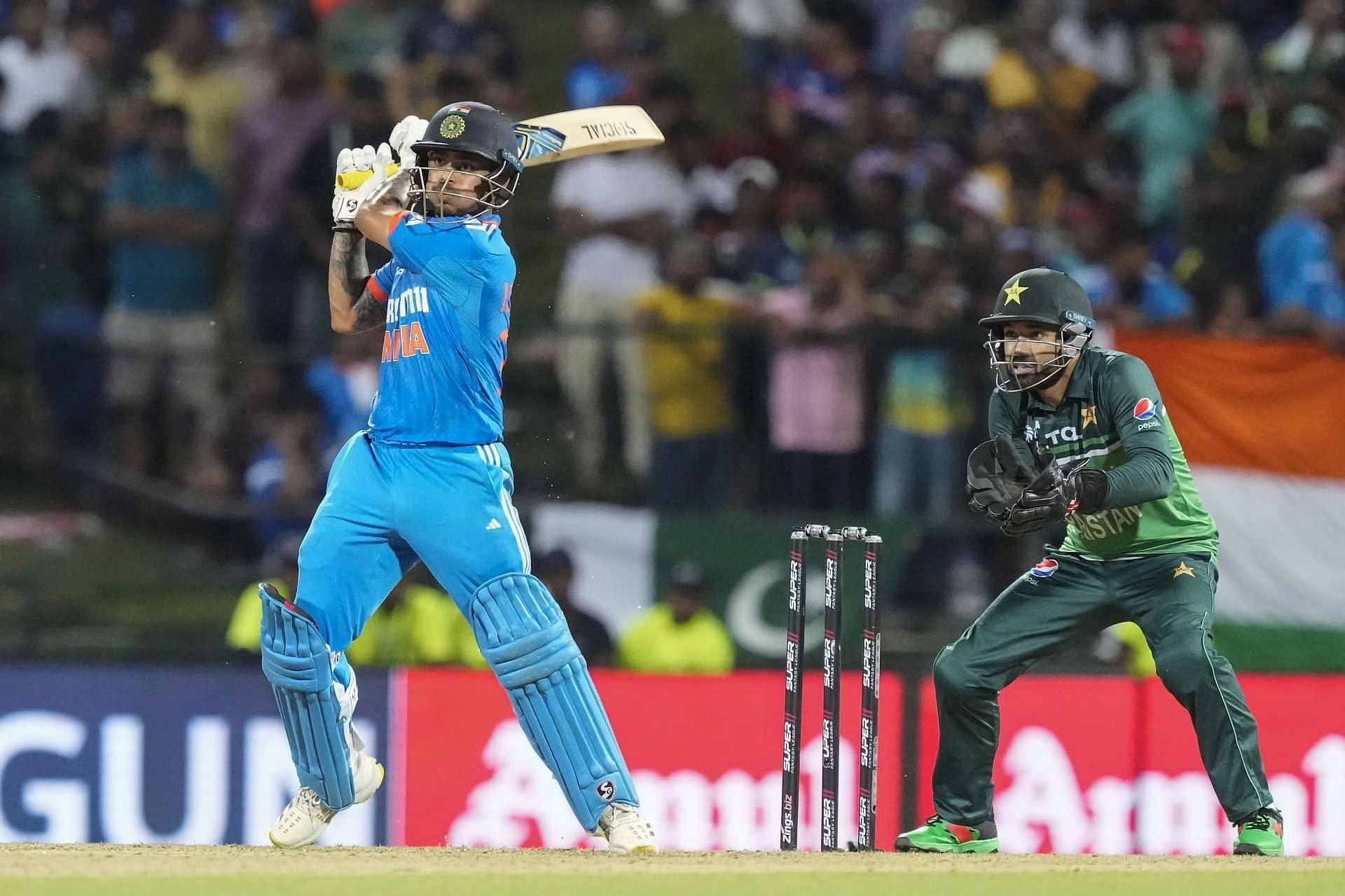 Ishan Kishan scored an 81-ball 82 in India&#039;s Group A game against Pakistan. [P/C: AP]